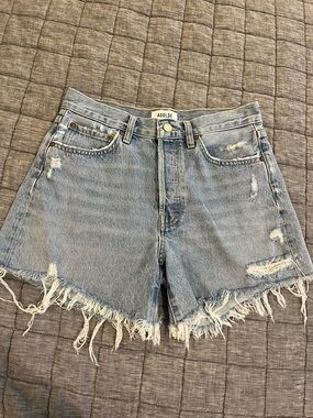 Agolde Parker Long Shorts in Swapmeet